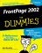 FrontPage Training - 2002 for Dummies